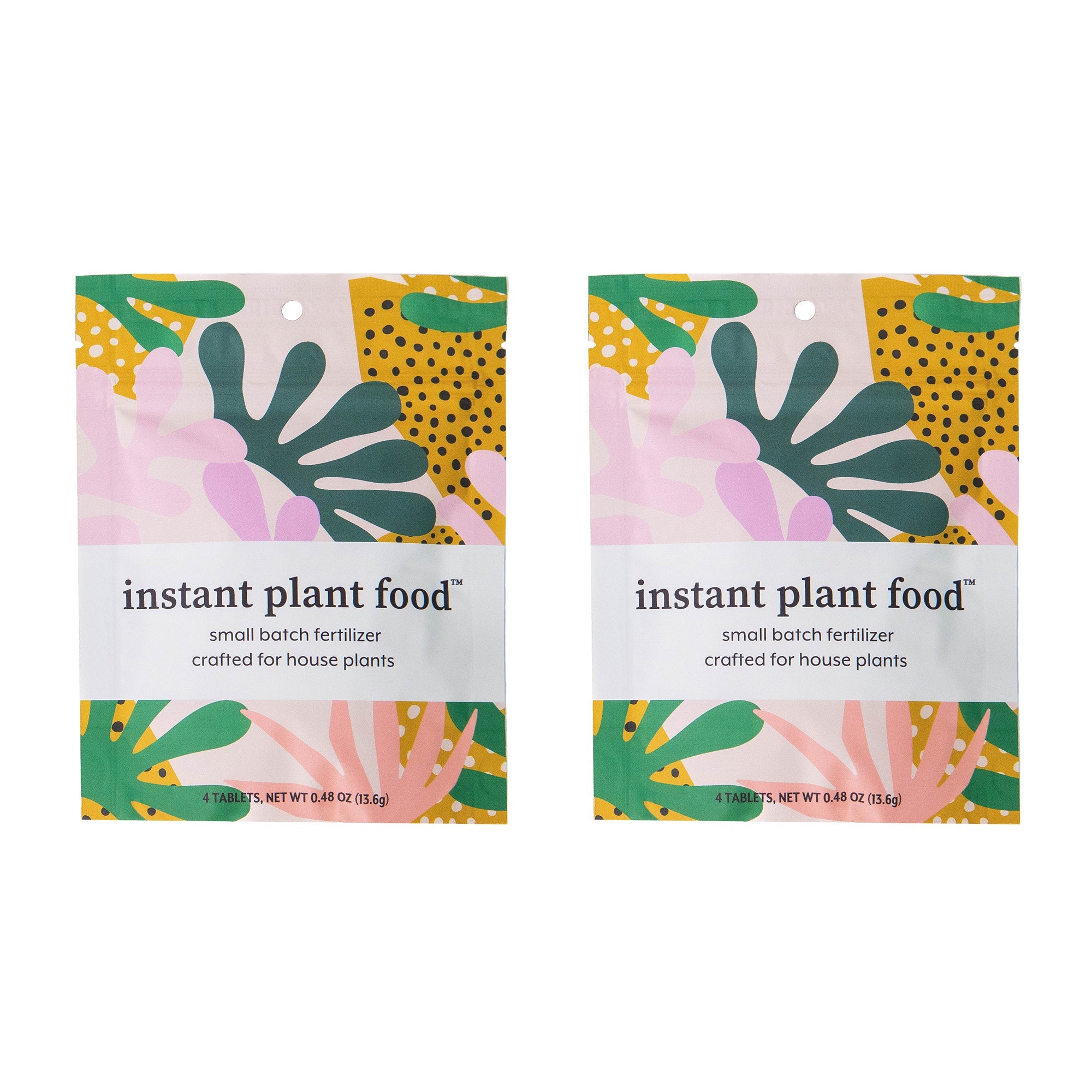Instant Plant Food 4-Tablet Pouch, 2-Pack Bundle